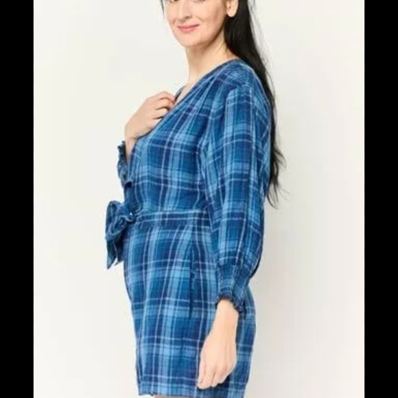 Lauren Ralph Lauren Plaid Tissue Linen Romper - Picture 3 of 14